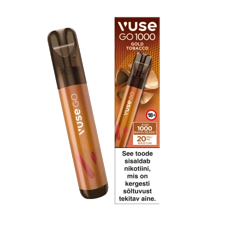 VUSE GO Pen Gold Tobacco 20mg | Snus Empire