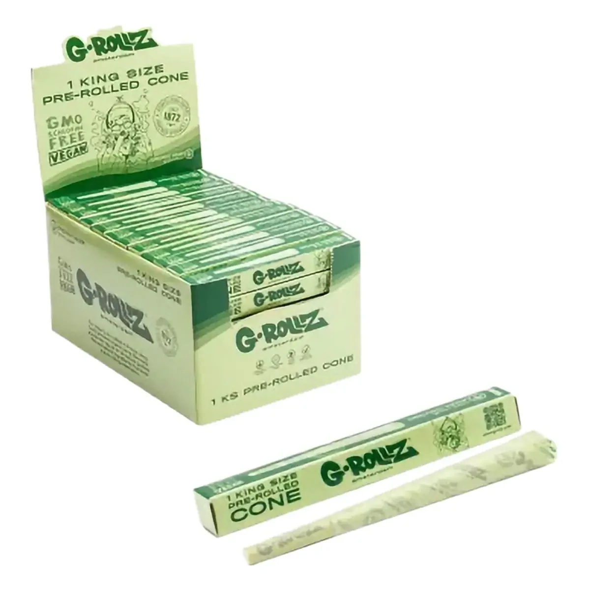 G-Rollz Bio Green Hemp Single Cones 1tk