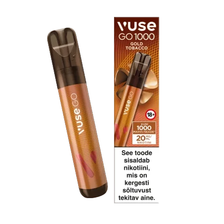 VUSE GO Pen Gold Tobacco 20mg | Snus Empire